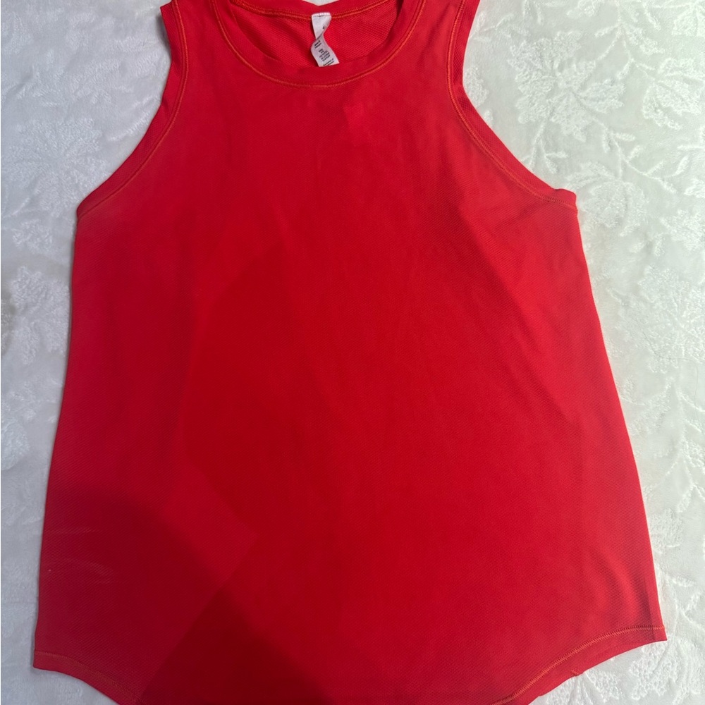 lululemon athletica Red Tank Top